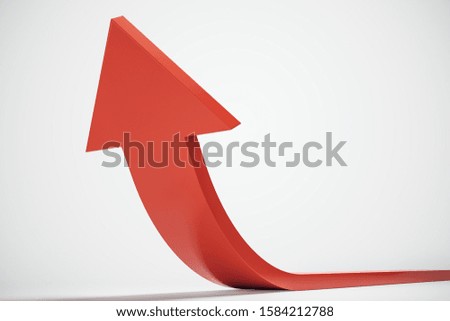 Image, Stock Photo Arrow up Education