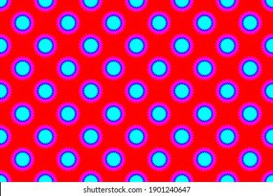 Abstract Red Background Blue Stars Seamless Stock Illustration ...