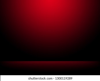 Abstract red background  can be used for valentines Christmas design layout  studio  web template  room   report and smooth gradient color  ( Black   red background )