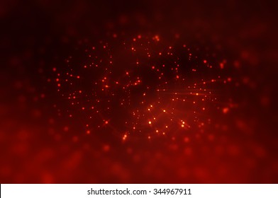 Abstract red background defocused lights 