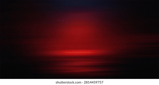 Abstract red background featuring smooth horizontal light lines with deep dark shadows creating mysterious atmospheric vibe for modern digital graphic design wallpaper project.