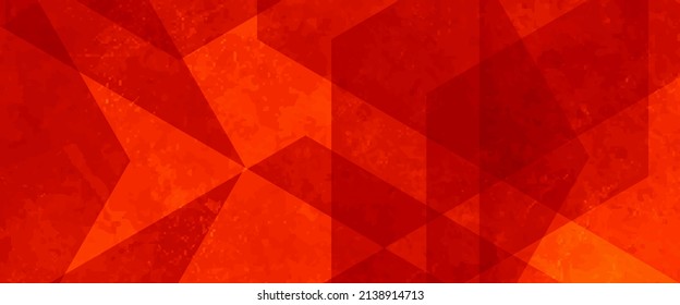 Abstract Red Background With Texture Pattern, Layered Geometric Triangle Shapes In Red Dark And Light Black Colors In Creative Angles, Red Glossy Squares Abstract Tech Banner Design.	