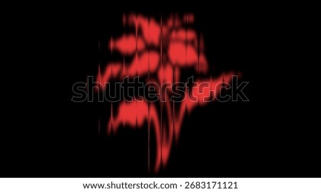 Abstract Red and Black Motion Blur Background: Dark, Intense, and Dramatic Design Element.