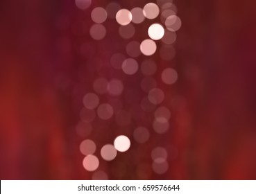 Abstract red bokeh circles. Beautiful background illustration with particles. - Shutterstock ID 659576644