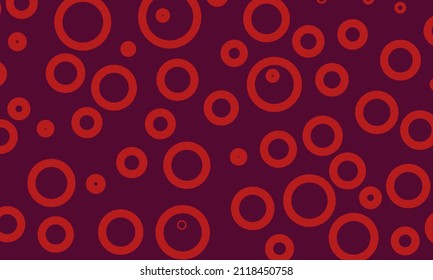 Abstract Red Cicle Background Illustration 