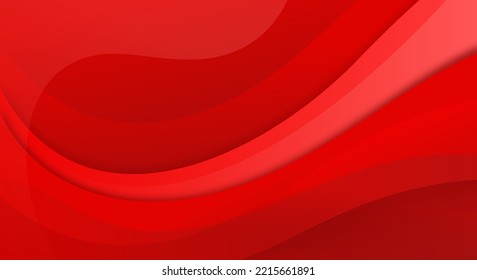 Abstract Red Curve Background Image 