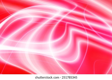 Abstract Red Curved Background