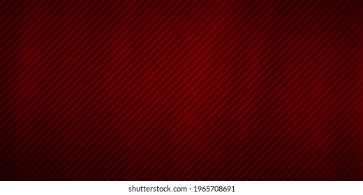 Abstract Red fiber carbon texture and black color background  wallpaper illustration