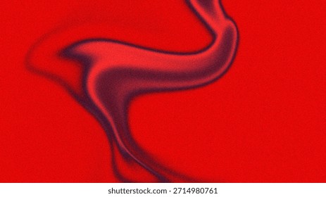 Abstract red fluid waves with dynamic motion blur and bold modern background