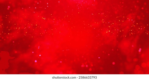 Abstract Red Gradient Background