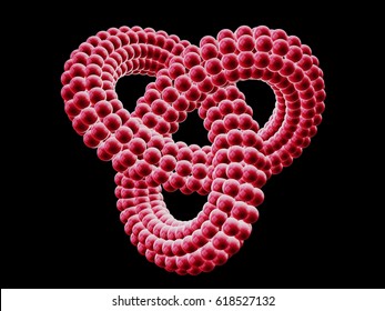 Abstract Red Infinity Object Made Many Stock Illustration 618527132