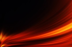 Abstract Red Lines On Dark Background
