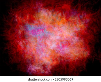 An abstract of a red painted background.