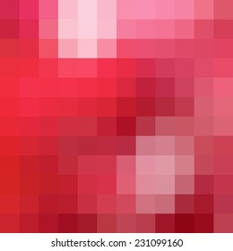 Abstract Red Pixel Pattarn As Background
