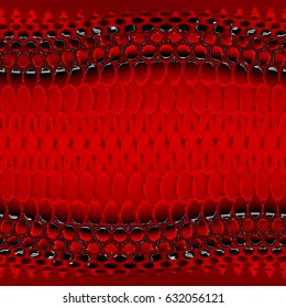 Abstract Red Wallpaper Snakes Pattern Stock Illustration 632056121 ...