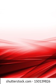 Abstract Red And White Background