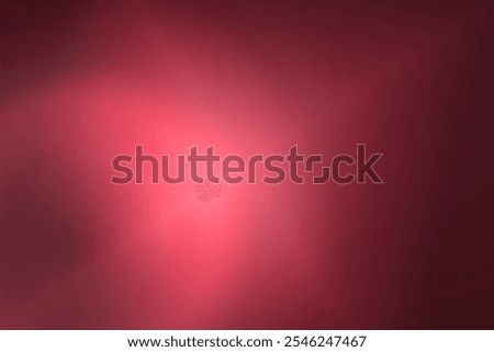 Abstract reddish pink gradient as background with diffused red halo light. Smooth and blurry colorful gradient starburst background. Modern bright soft colors. soft pink, maroon, red, banner template.