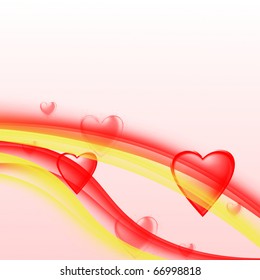 Abstract romantic background