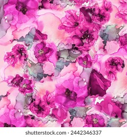 Diseño  rosas abstracto