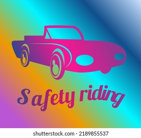 Abstract Safety Riding Icon Multi Color Stock Illustration 2189855537 ...