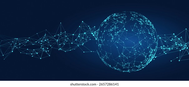 Abstract sci fi background of big data concept