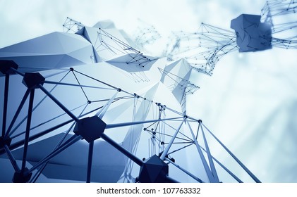 abstract science background - Powered by Shutterstock