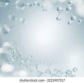 Abstract science background. science cosmetic technology. concept skin care cosmetics solution. 3d rendering. - Powered by Shutterstock