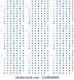 Abstract seamless pattern background with multicolored various rhombuses.