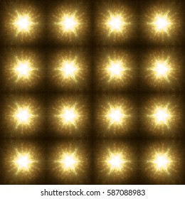 Abstract seamless pattern with decorative intricate stars in a grid ,ideal for any kind of fabric,print or any other creative use, in shining colors