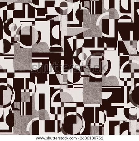 Abstract seamless pattern. abstract floral and geometric print pattern for textile design and fabrics. seamless abstract digital print pattern
