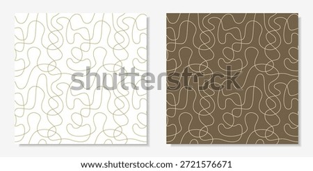 Abstract seamless pattern layout. Raster version.
