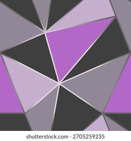 Abstract Seamless Pattern Triangle Geometric Art Purple Grey Apex Zara 
