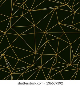 Abstract Seamless Pattern. Triangle Structure
