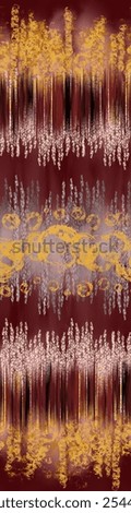 Abstract seamless pattern, watercolor, border. -illustrtion.