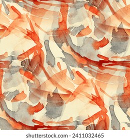 Abstract seamless pattern with watercolor spots. Hand-drawn illustration. - Powered by Shutterstock