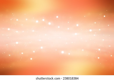 Abstract shining orange elegant background with diamonds