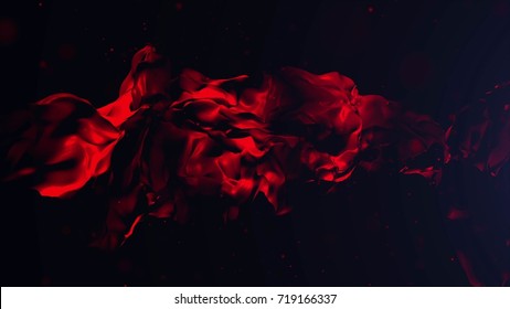 Abstract Silk Background. Red Silk Texture