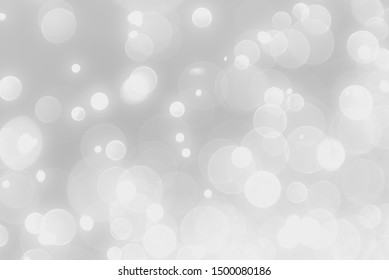 Abstract Silver Background Bokeh Bokeh Background Stock Illustration 