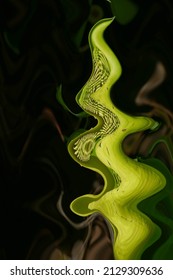 Abstract Of Skunk Cabbage ( Symplocarpus Foetidus ) With A Foul Odor, Florence, Pacific Coast In Oregon