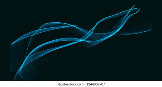 Abstract Sky Blue Smoke Stock Illustration 1244802907 | Shutterstock