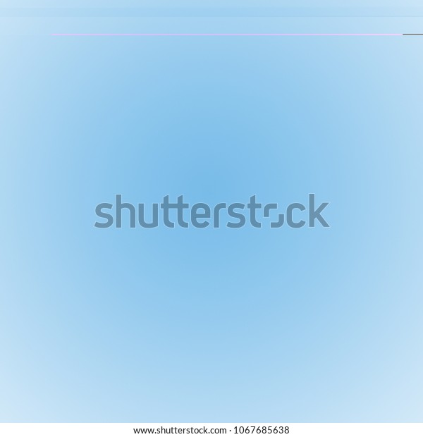 Abstract Sky Blue White Empty Room Stock Illustration 1067685638