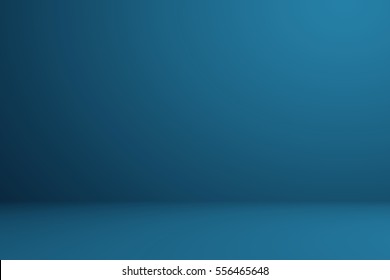 Abstract Smooth Dark blue with Black vignette Studio well use as background,business report,digital,website template.