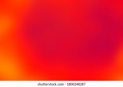 Abstract smooth gradient background in bright orange red colors