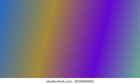 Abstract smooth gradient background wallpaper featuring a vibrant blend of blue, gold, and purple tones, creating a soft, minimal, and modern artistic texture for digital designs.