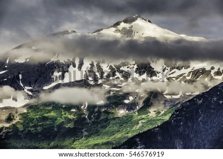 Similar – Image, Stock Photo Mountain panorama in South Tyrol