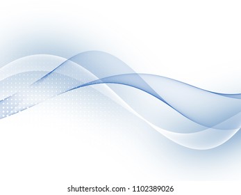 Abstract Soft Background Blue Wavy Stock Illustration 1102389026 