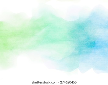 Abstract Soft Watercolor Background.