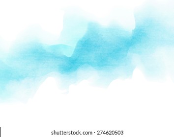 Abstract Soft Watercolor Background. 