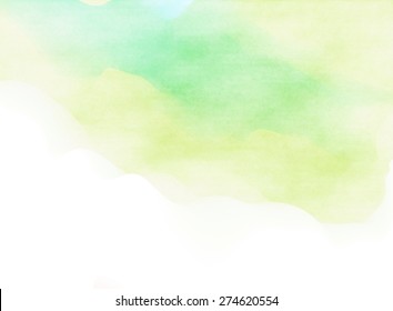 Abstract Soft Watercolor Background. 