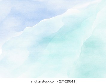 Abstract Soft Watercolor Background. 